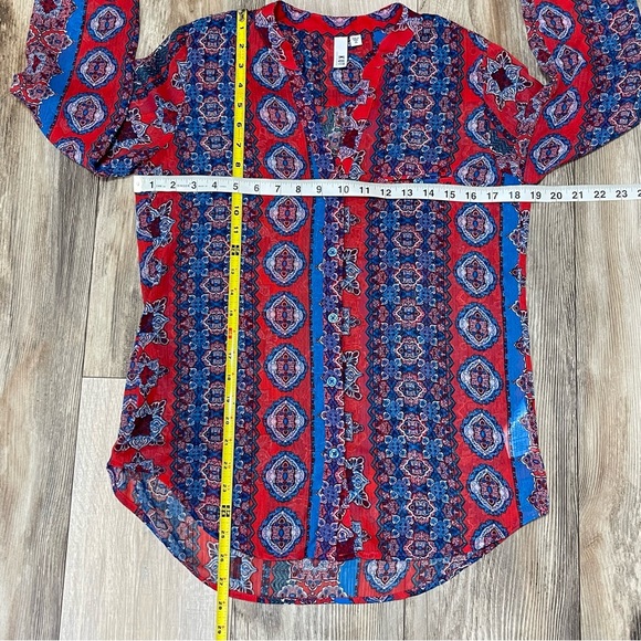 KUT from the KLOTH Jasmine Chiffon Button-Up Shirt Size XS - Picture 6 of 8